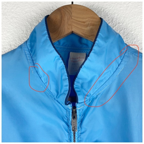 Walt Disney Productions Vintage Blue Mickey Mouse Windbreaker Size Large - Picture 7 of 13